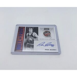 2020-21 Rick Barry Panini Chronicle Autograph Basketball Hall of Fame Card 47/75
